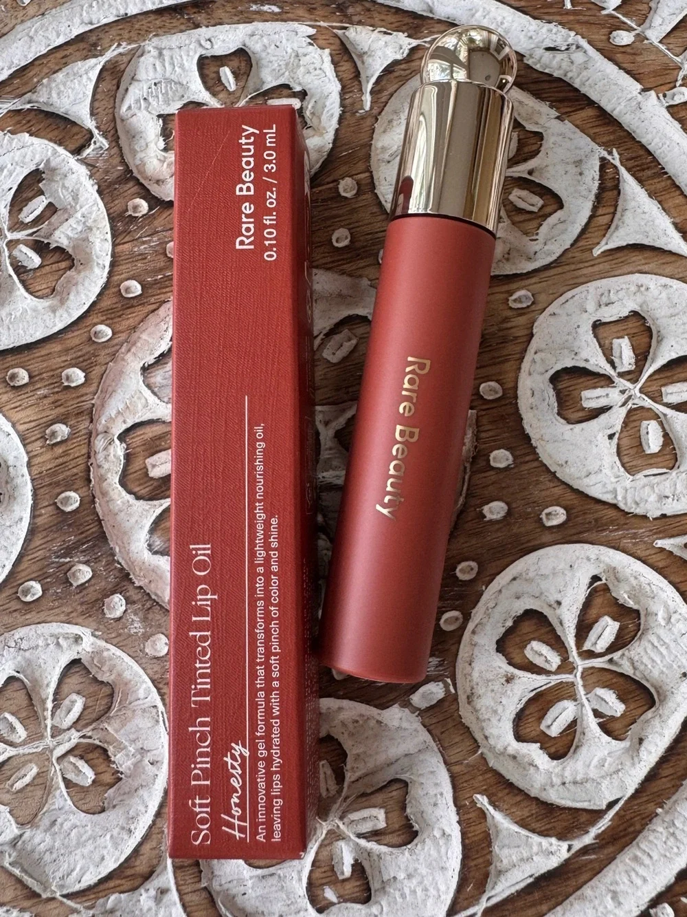 Rare Beauty Soft Pinch Tinted Lip Oil Honesty 3ml Full Size New in Box